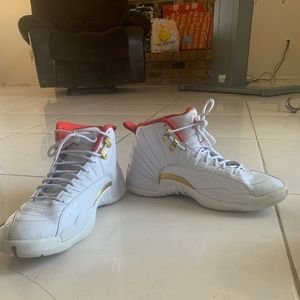 Clean. Used Jordan 12s. Highly favored and Fresh to wear. Going at a deal.